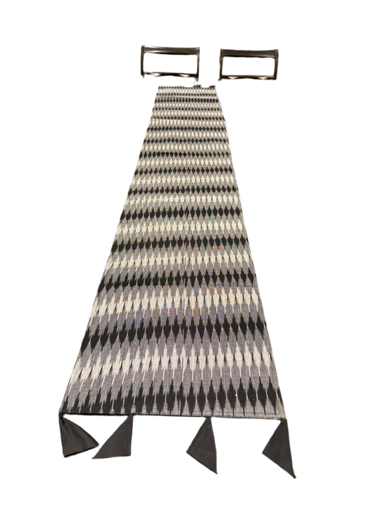 Ikkat Geometric Table Runner - 80x13 inch - Available in 4 Colors