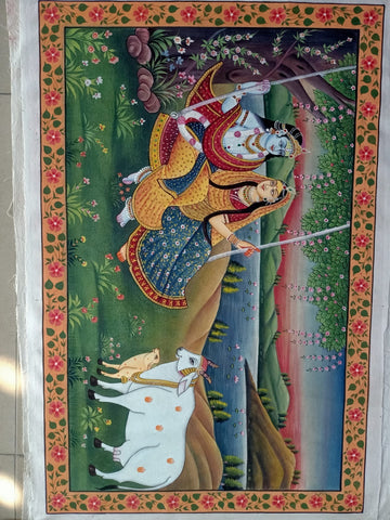 Pichwai Painting - Traditional Shrinathji Temple Art from Nathdwara