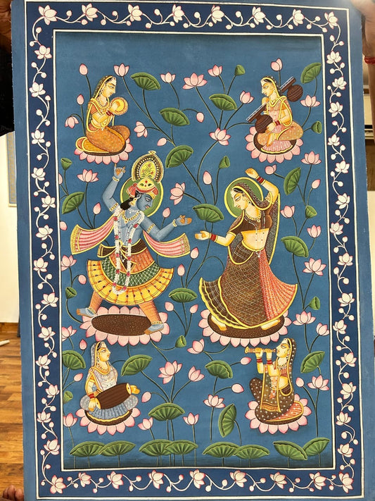Pichwai Painting - Traditional Shrinathji Temple Art from Nathdwara
