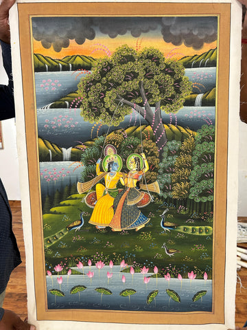 Pichwai Painting - Traditional Shrinathji Temple Art from Nathdwara