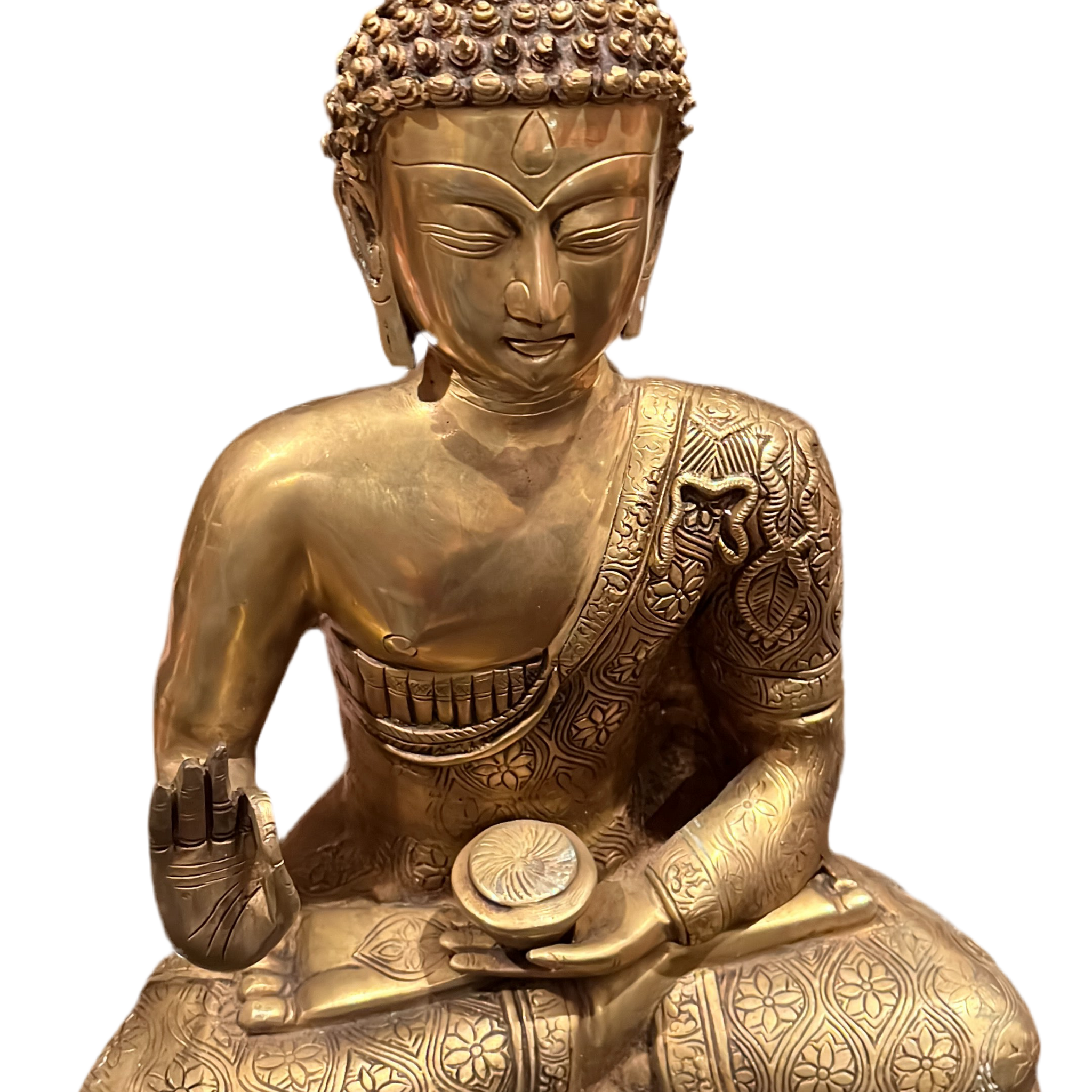 Buddha bronze 24 inches