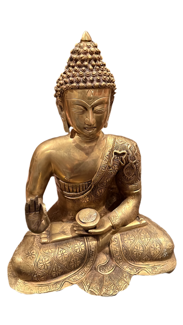 Buddha bronze 24 inches