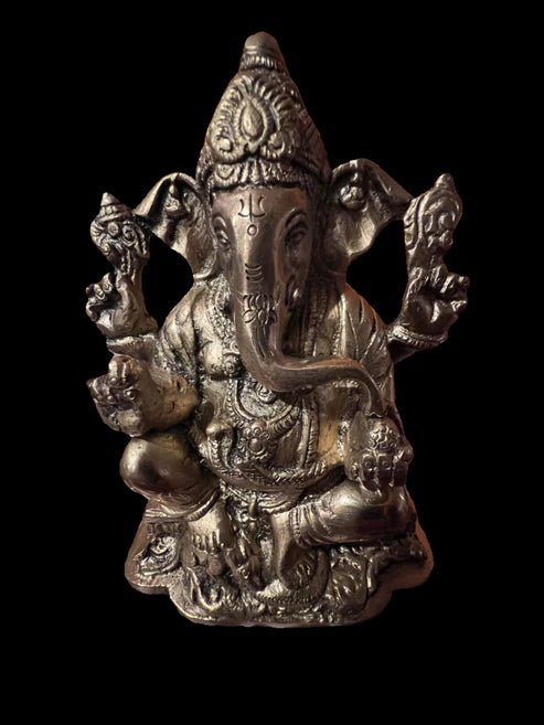 6-inch bronze Ganesha statue