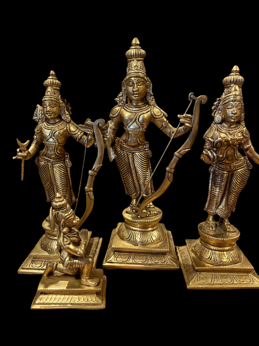 Rama's Kodhandam with Bhaanam, Rama’s bow and arrow in brass