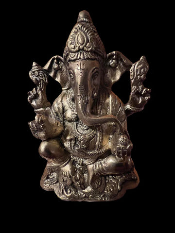 8-inch bronze Ganesha statue