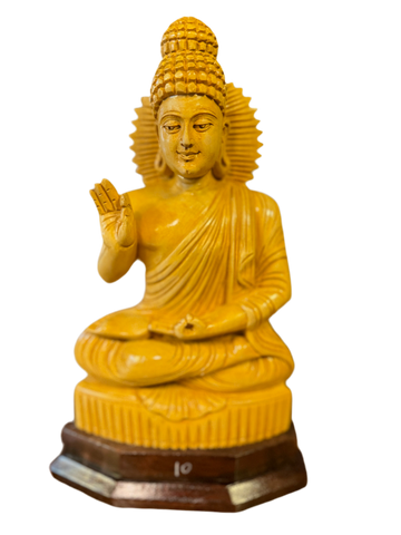 Indian wood Buddha oak finish, Kerala