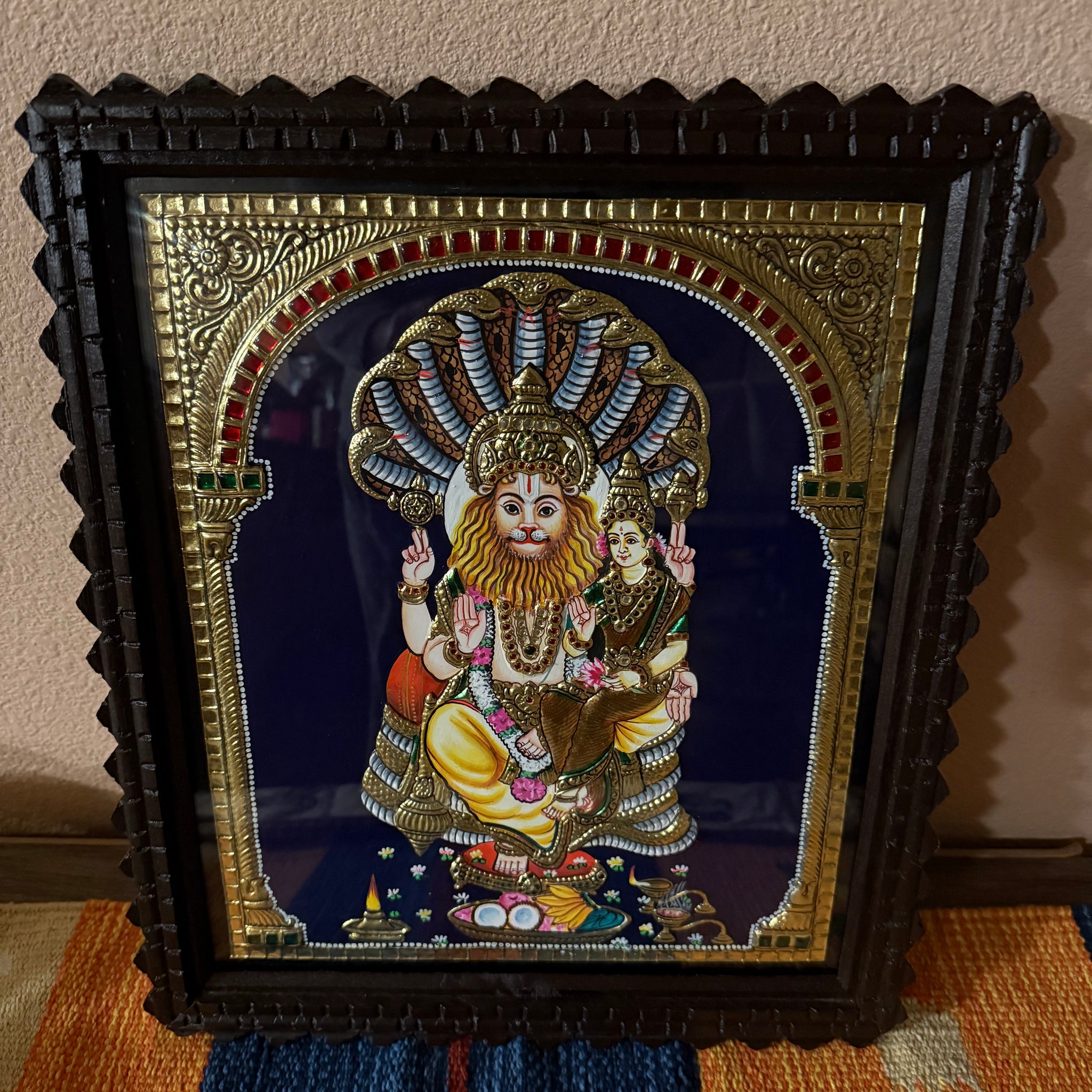 Tanjore paintings / traditional gold foil art work