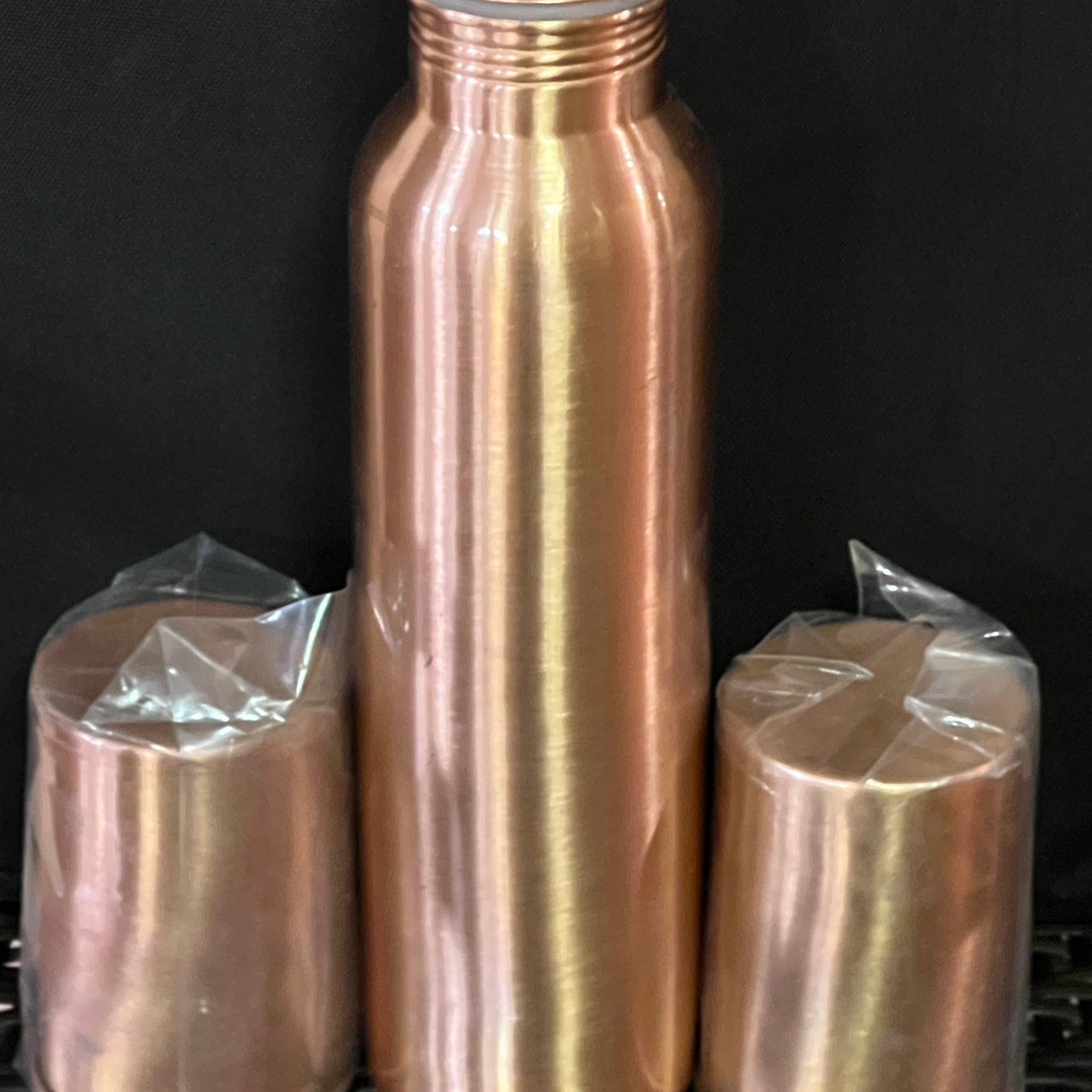 Copper water bottle with 2 tumblers/ Father’s Day gifts