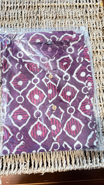 Menswear cotton printed kurta
