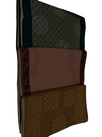Three handwoven table runners,uniquely Indian 