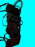 Linen and Leather handcrafted by special hands , gorgeous handbags for ladies 