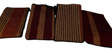 pouch or purse ,multipurpose ,sold as a set of 4 , woven linen , product of desi weaves supporting special needs 