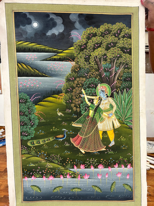Pichwai Painting - Traditional Shrinathji Temple Art from Nathdwara