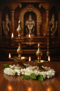 Brass Lamp Set Lifestyle