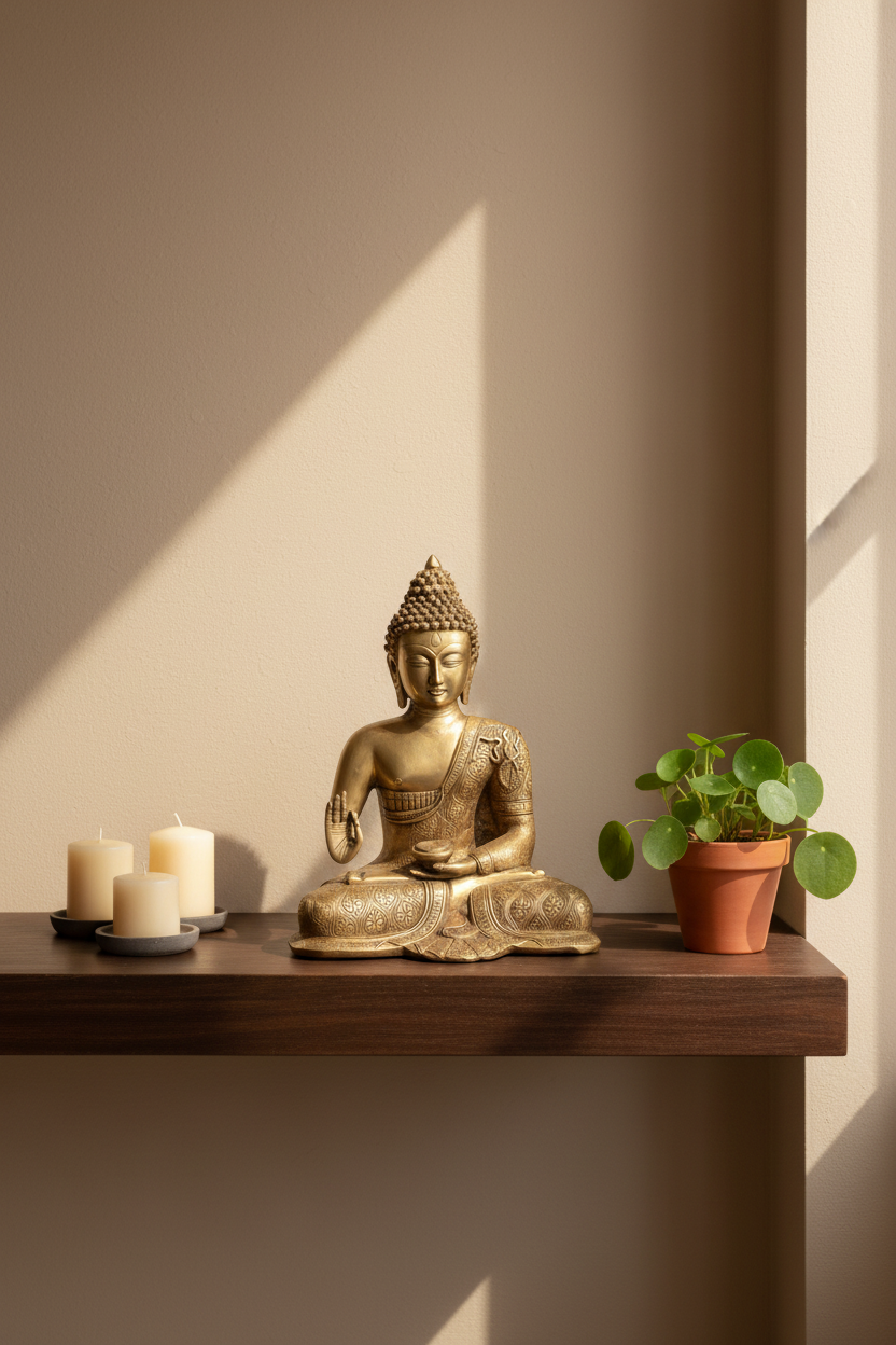 Buddha Brass Statue – Clean Minimal Lifestyle