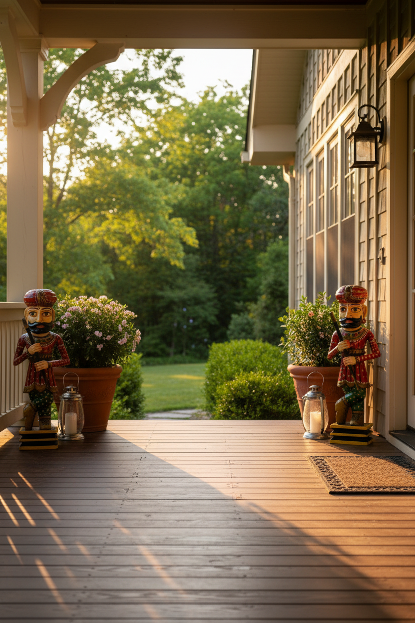 Door Guardians Porch Wide