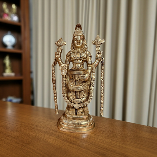 11 inch Balaji bronze in exquisite detail