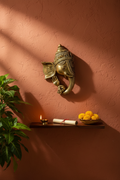 Ganesha Bronze Wall Hanging – Lifestyle