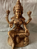 Goddess Lakshmi Statue Brass Bronze - product photo 1