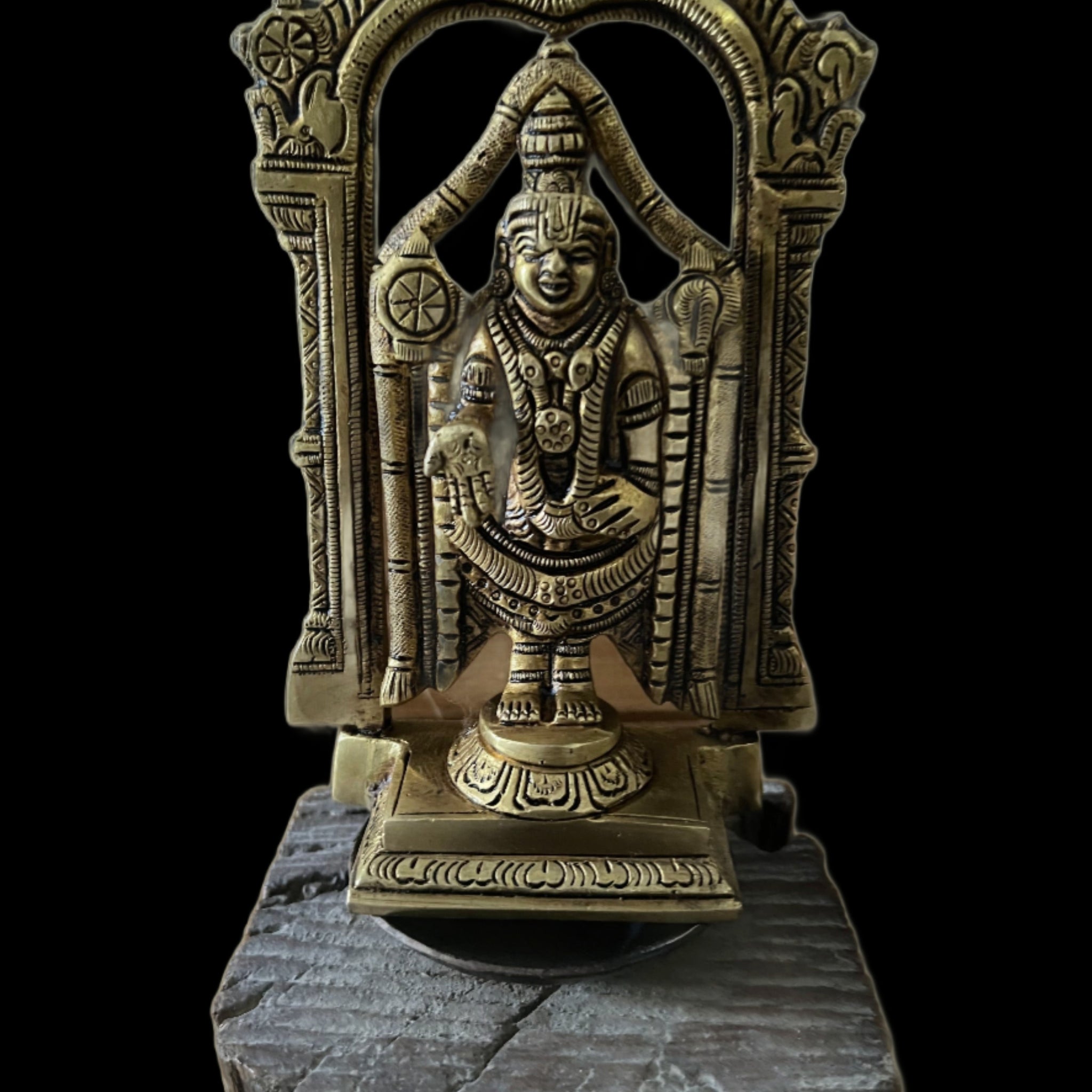 Beautiful Balaji bronze for the home temple