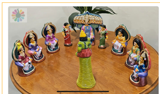 Navaratri Dolls/ Golu set / bommala koluvu / kolu bommai/ Saanskrityam/ San Jose