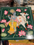 hand painted ,pichwai art, jewel box