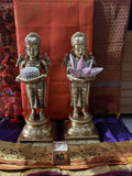 deepa lakshmis set of 2 in brass