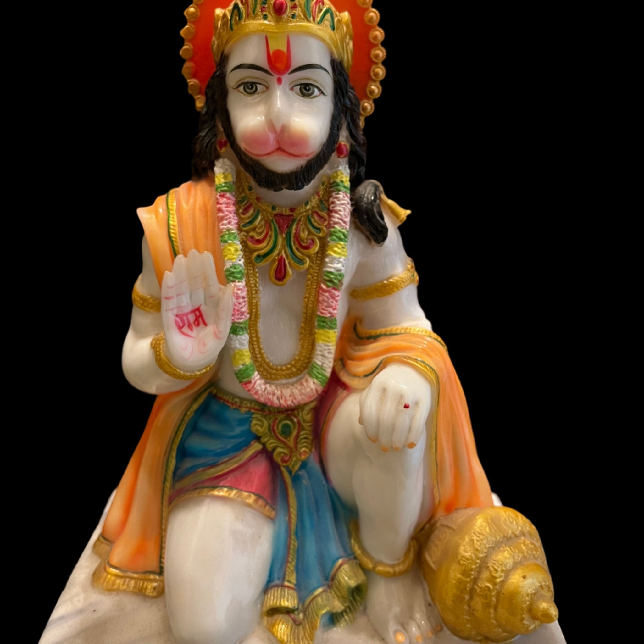 Beautiful marble Hanumanji