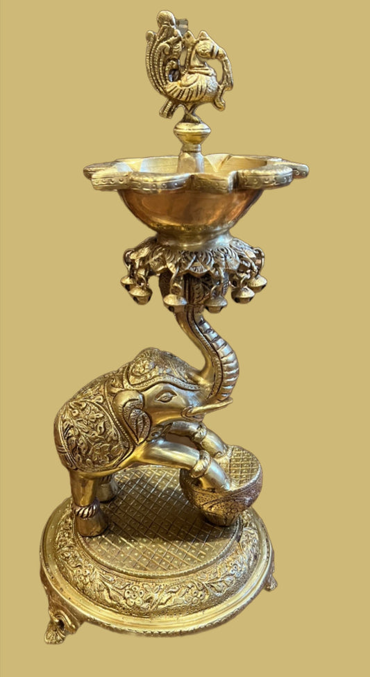 Indian Brassware Lamp Collection - product photo 2