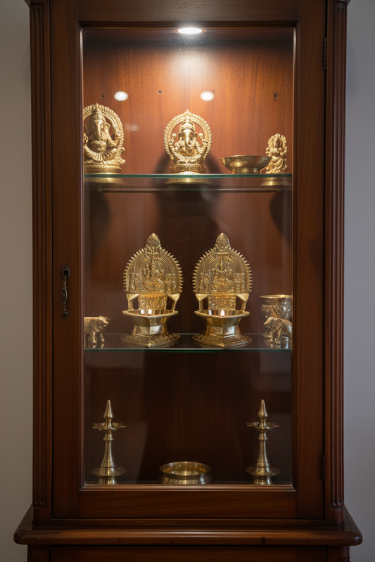 Kamakshi Lamps Display Cupboard