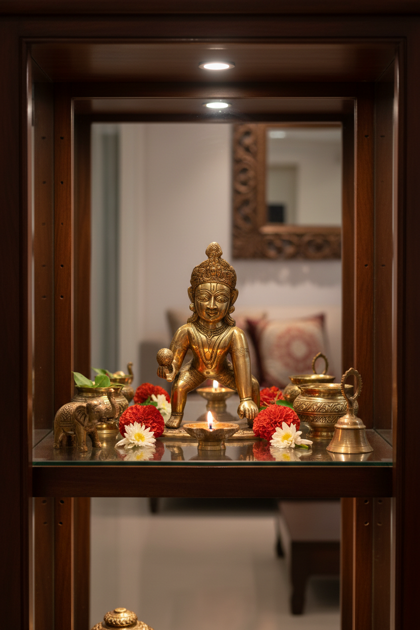 Laddoo Gopal Display Cabinet