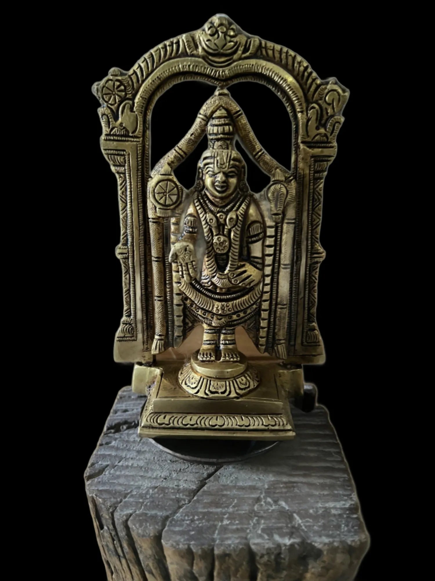 Lord Balaji Tirupati Brass Statue - product photo 1