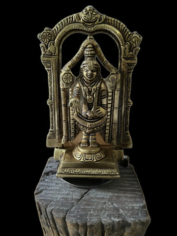 Lord Balaji Tirupati Brass Statue - product photo 1