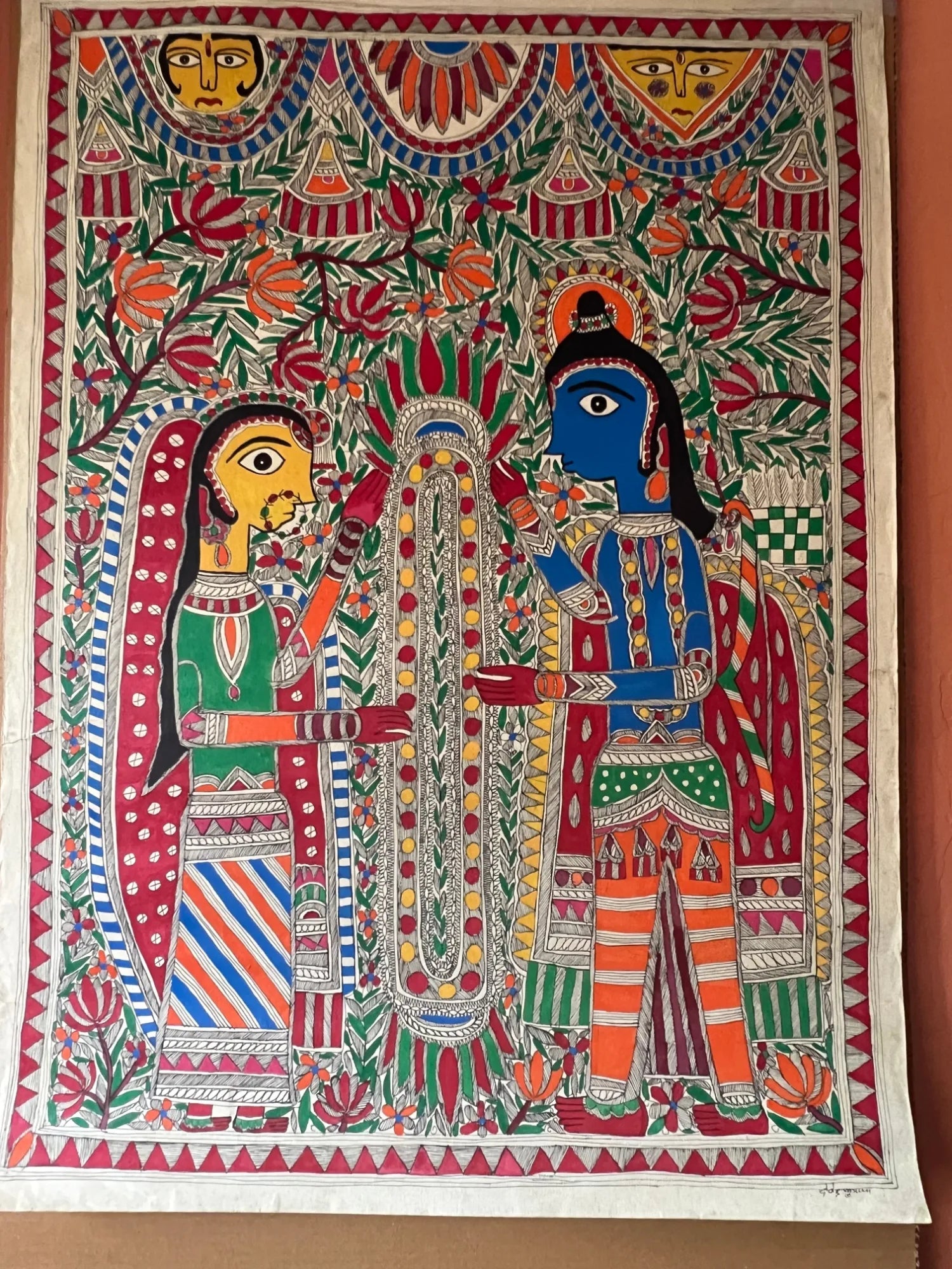 Mithila Madhubani Artwork - product photo 2